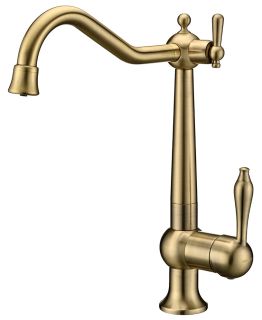 Смеситель для кухни Paulmark Retro Re213226-BR бронза